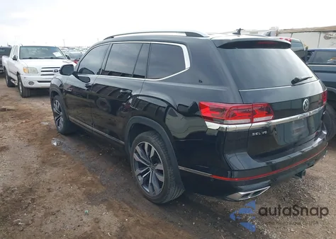 2021 Volkswagen Atlas 3.6L V6 Sel Premium R-Line from USA, damaged, VIN 1V2FR2CA0MC579123